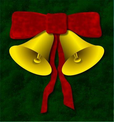Christmas Bells with Velvet ribbon